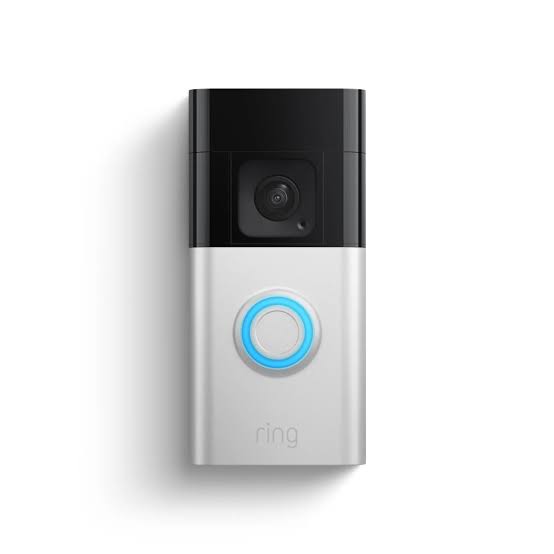 Smart doorbell camera installed at the entrance